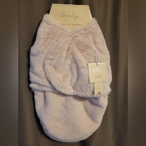 NWT Faux Fur Infant Swaddle